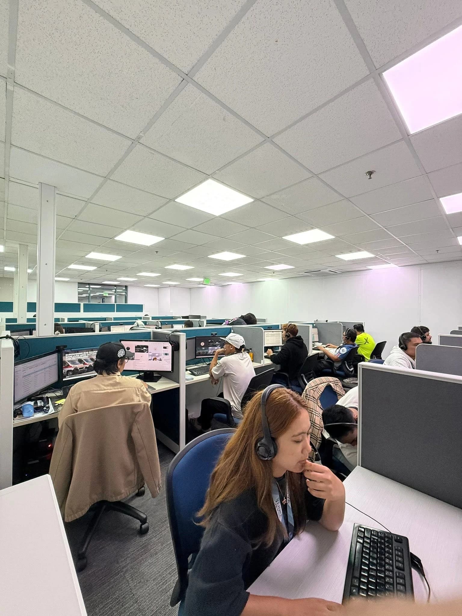 XIGNEX operations floor — 200 agents working in Cebu City, Philippines